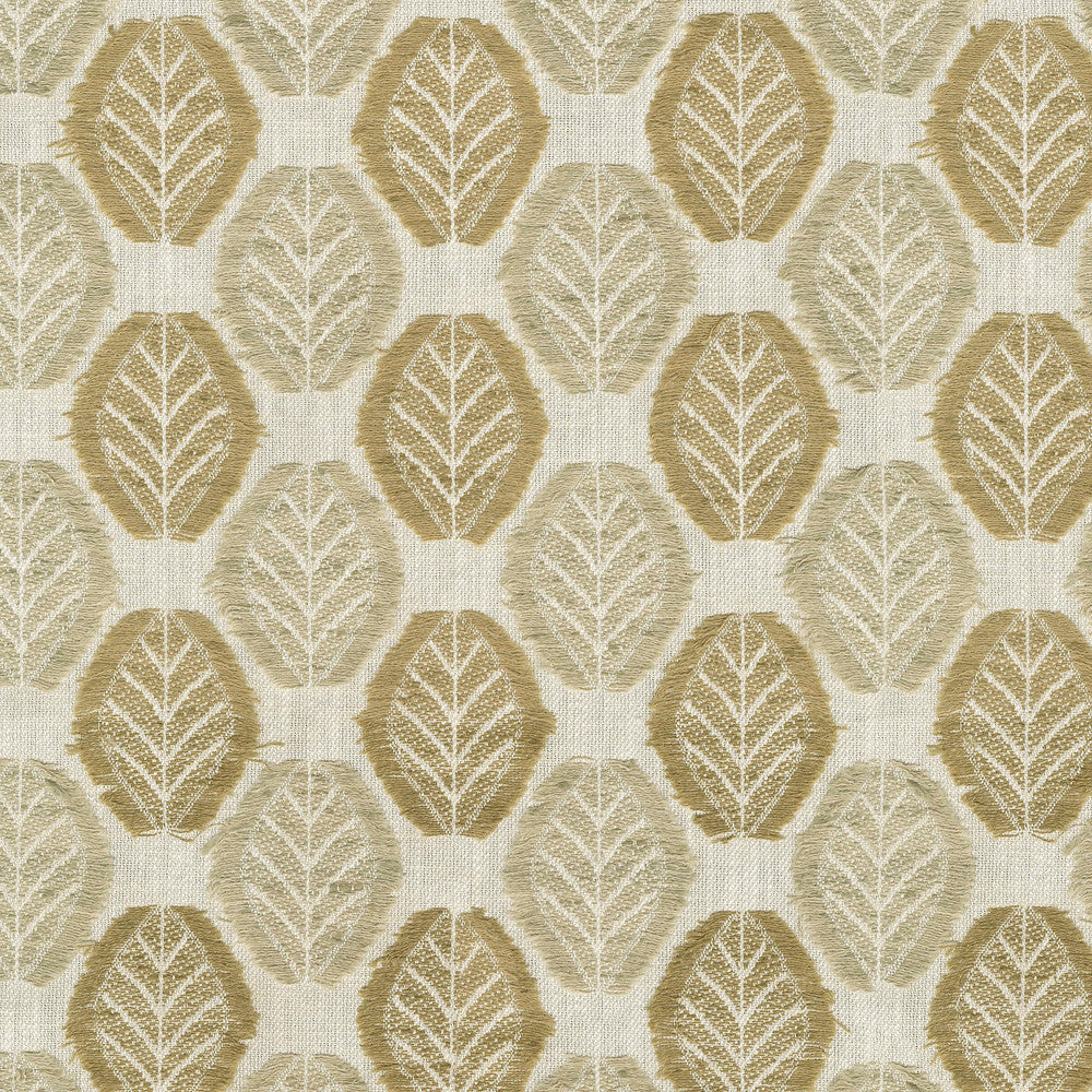 Fringe Leaf Wheat 470833 by PKL Studio Fabric - 43% cotton, 57% polyester India 30000 Horizontal: 3.38 and Vertical: 3.75 55 - Fabric Carolina -