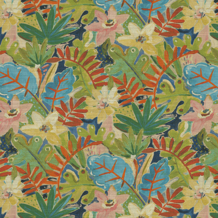 Thriving Jungle 471020 by PKL Studio Fabric - 75% cotton, 25% linen Pakistan 15000 Horizontal: 13.5 and Vertical: 25.25 54 - Fabric Carolina -