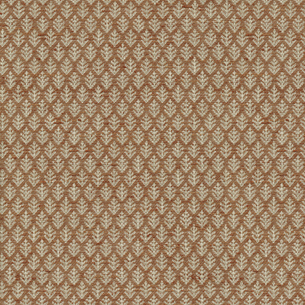 Fern Fair Persimmon 471098 by P/K LIFESTYLES Designer Fabric - 86% polyester, 14% cotton India 51000 Horizontal: 0.62 and Vertical: 1.12 54  - Swanky Fabrics -
