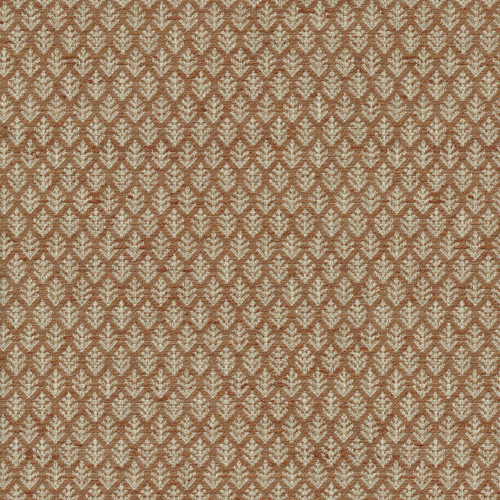 Fern Fair Persimmon 471098 by P/K LIFESTYLES Designer Fabric - 86% polyester, 14% cotton India 51000 Horizontal: 0.62 and Vertical: 1.12 54  - Swanky Fabrics -