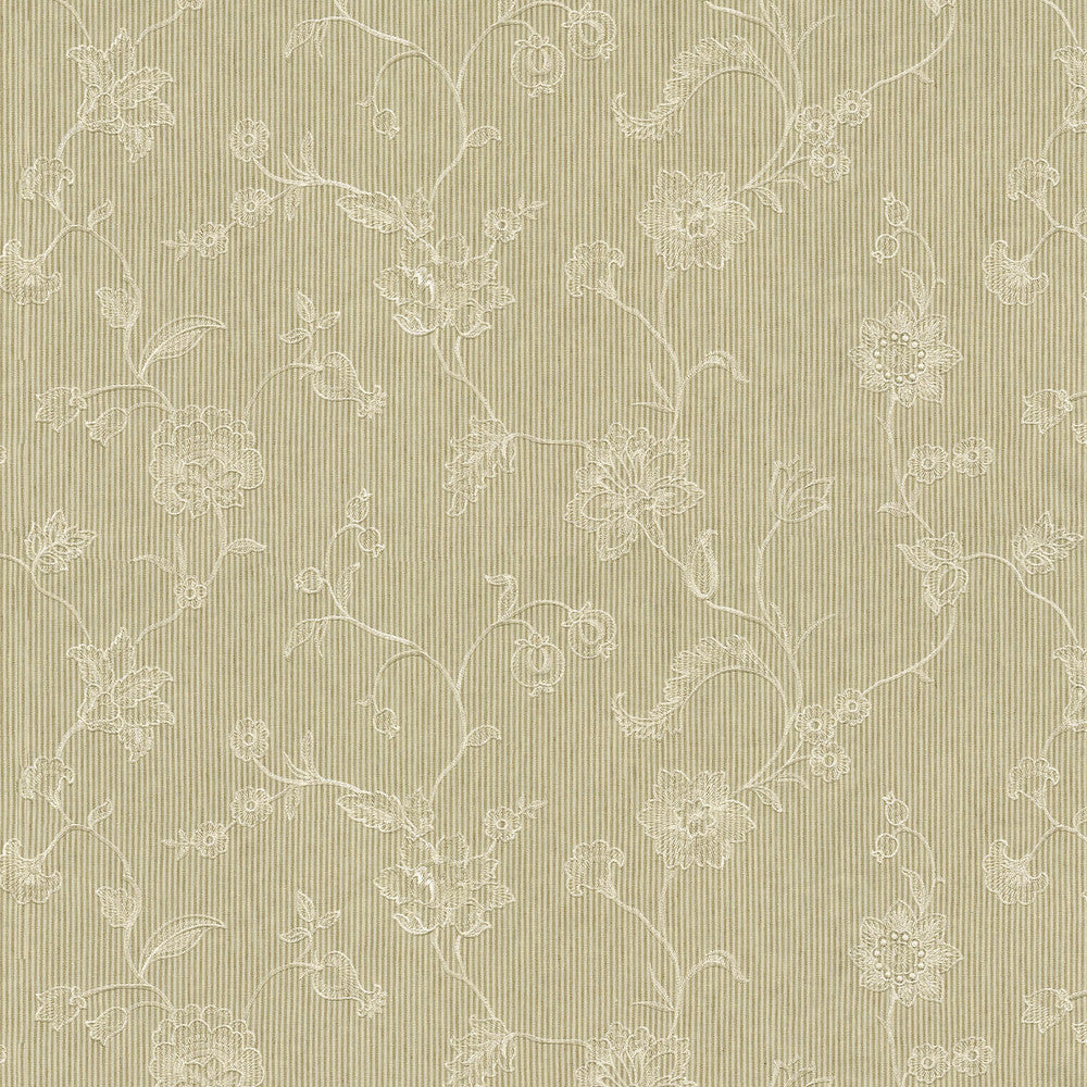 Homestead Linen 471112 by P/K LIFESTYLES Fabric - Base 50% polyester, 30% cotton, 20% linen / Emb. 100% polyester India 15000 Horizontal: 25.5 and Vertical: 15.5 54 - Fabric Carolina -