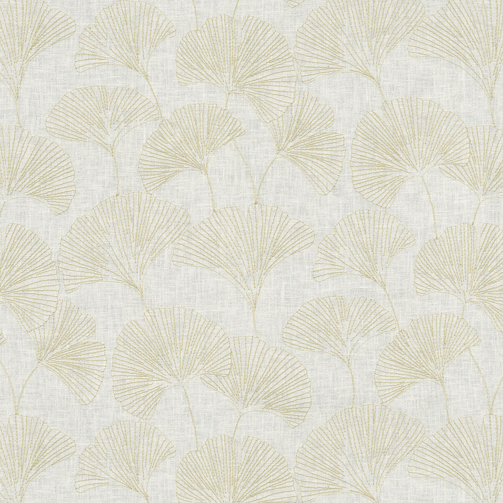 Ginko Emb. Dune 471122 by P/K LIFESTYLES Fabric - Base 55% cotton, 46% polyester / Emb. 49% cotton, 51% polyester India 51000 Horizontal: 17 and Vertical: 15.5 54 - Fabric Carolina -