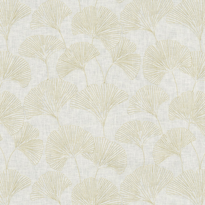 Ginko Emb. Dune 471122 by P/K LIFESTYLES Fabric - Base 55% cotton, 46% polyester / Emb. 49% cotton, 51% polyester India 51000 Horizontal: 17 and Vertical: 15.5 54 - Fabric Carolina -