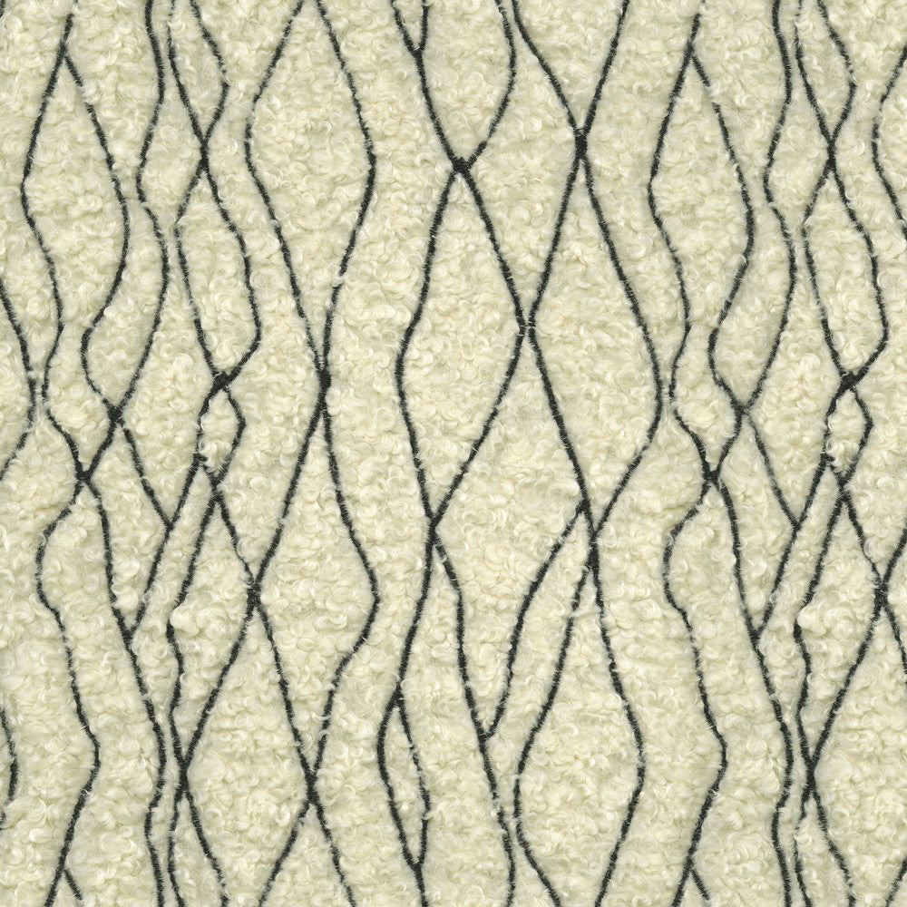 Fez Fur Emb. Onyx 471190 by P/K LIFESTYLES Designer Fabric - 100% polyester/ Back 100% acrylic TC Bonding China 51000 Horizontal: 9 and Vertical: 10.75 58  - Swanky Fabrics -