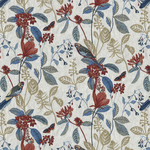 Parakeet Emb. Indienne 471262 By P/K Lifestyles Fabric