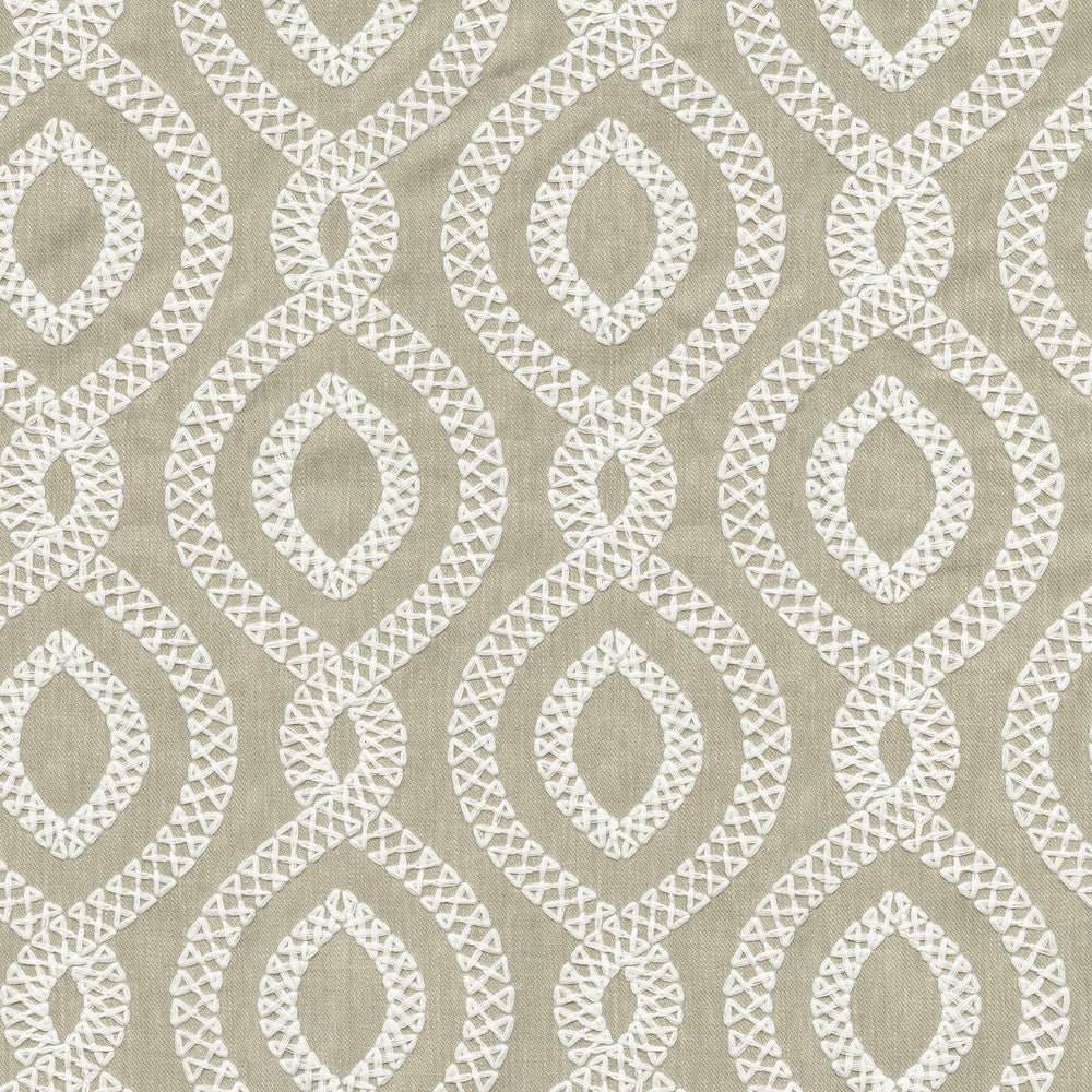 Pavilion Emb. Linen 471285 by P/K LIFESTYLES Fabric - Base 68% polyester, 21% linen, 11% cotton / Emb. 100% polyester India 51000 Horizontal: 6.75 and Vertical: 6.25 54 - Fabric Carolina -