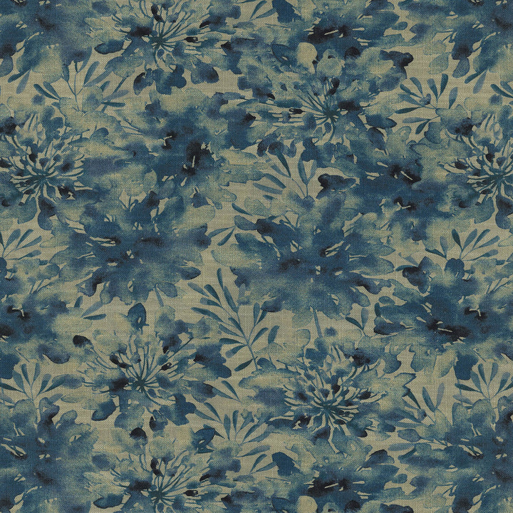 Spellbound Blue Mood 471290 by P/K LIFESTYLES Fabric - 75% cotton, 25% linen Pakistan 15000 Horizontal: 27 and Vertical: 27 54 - Fabric Carolina -
