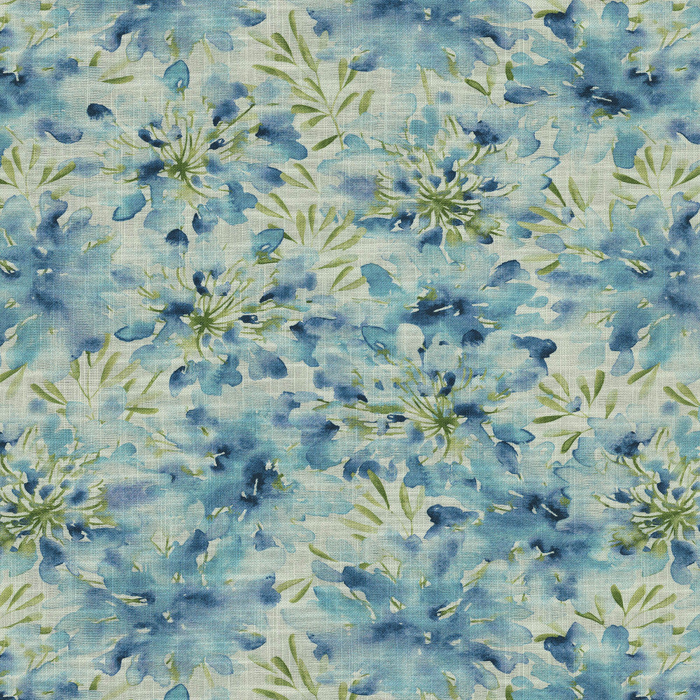 Spellbound Hydrangea 471291 by P/K LIFESTYLES Designer Fabric - 75% cotton, 25% linen Pakistan 15000 Horizontal: 27 and Vertical: 27 54  - Swanky Fabrics -