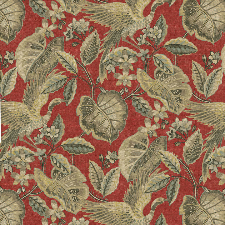 Wren Poppy 471310 by P/K LIFESTYLES Fabric - 75% cotton, 25% linen Pakistan 15000 Horizontal: 13.5 and Vertical: 27 54 - Fabric Carolina -