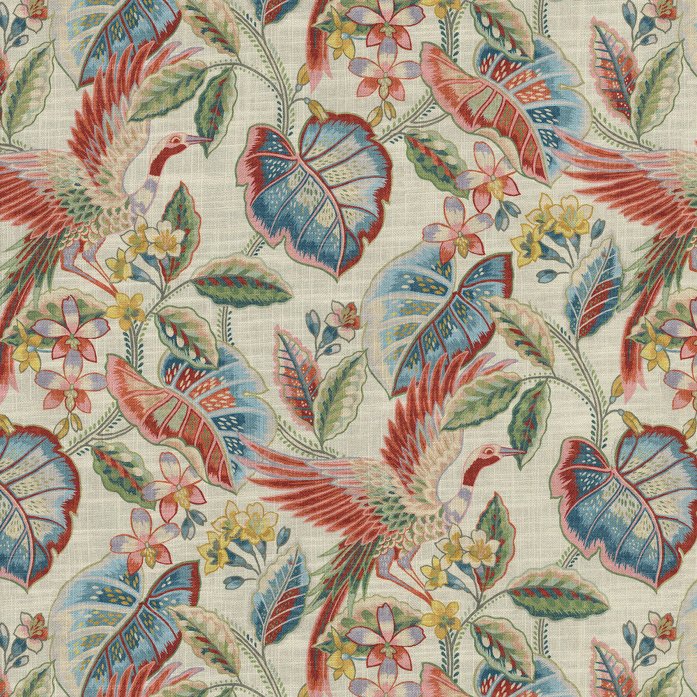 Wren Spring 471311 by P/K LIFESTYLES Fabric - 75% cotton, 25% linen Pakistan 15000 Horizontal: 13.5 and Vertical: 27 54 - Fabric Carolina -