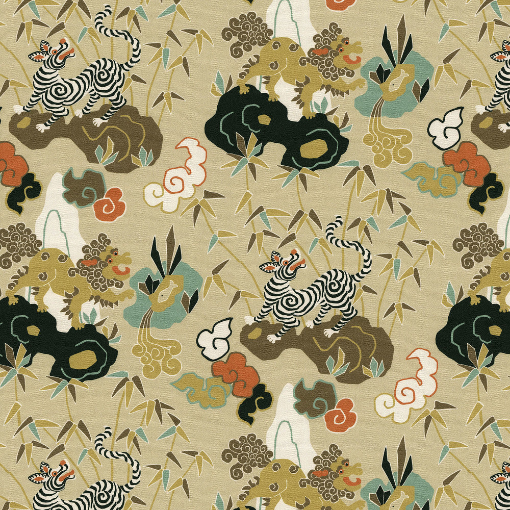 Playful Zebra Toast 471322 by P/K LIFESTYLES Fabric - 100% cotton Spain 51000 Horizontal: 13.5 and Vertical: 25.25 54 - Fabric Carolina -