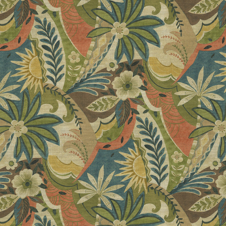 PK Lifestyles Fabric Mod Moment Sunset - 75% cotton, 25% linen Pakistan 15000 Horizontal: 13.5 and Vertical: 27 54 - My Fabric Connection -