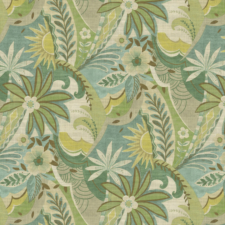 PK Lifestyles Fabric Mod Moment Peapod - 75% cotton, 25% linen Pakistan 15000 Horizontal: 13.5 and Vertical: 27 54 - My Fabric Connection -