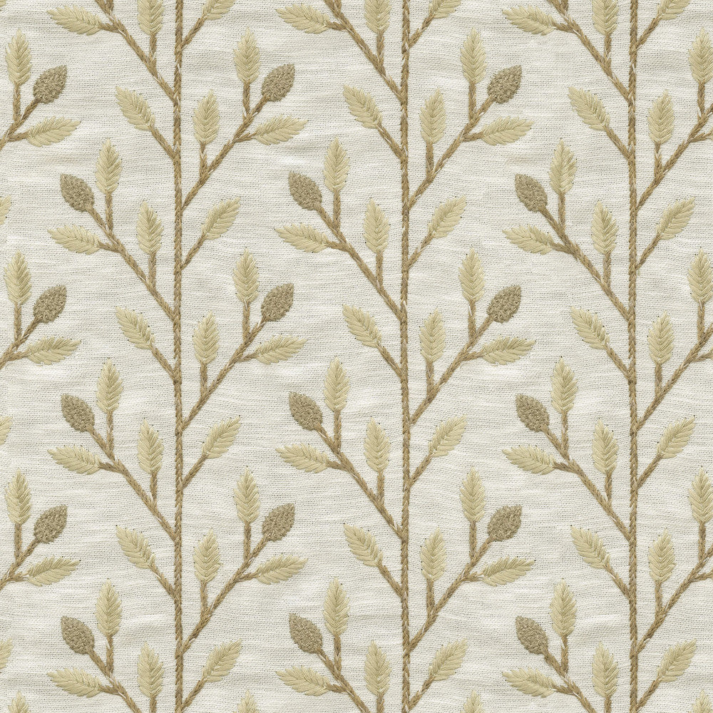 PK Lifestyles Fabric Wheat Field Emb Flax - 72% polyester, 28% cotton EMB: 100% rayon India 51000 Horizontal: 4.87 and Vertical: 4.63 56 - My Fabric Connection -