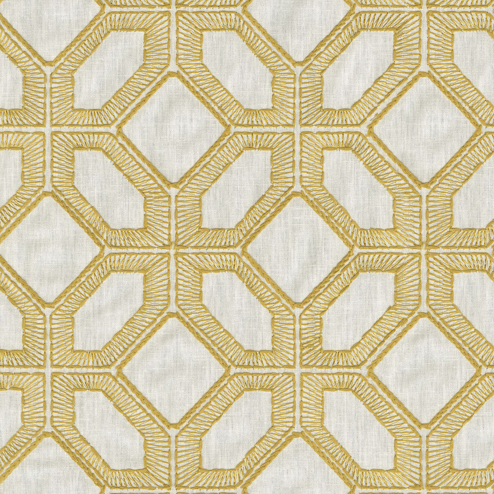 PK Lifestyles Fabric Goa Emb Gold - 52% polyester, 48% cotton EMB: 56% rayon, 44% cotton India 51000 Horizontal: 6.5 and Vertical: 6.25 54 - My Fabric Connection -
