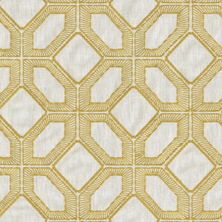 PK Lifestyles Fabric Goa Emb Gold - 52% polyester, 48% cotton EMB: 56% rayon, 44% cotton India 51000 Horizontal: 6.5 and Vertical: 6.25 54 - My Fabric Connection -