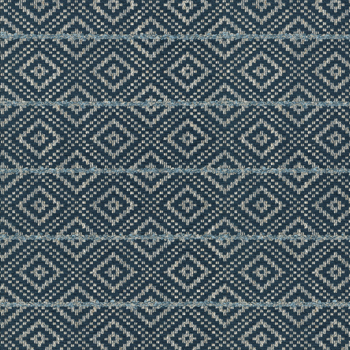 PK Lifestyles Fabric Diamante Lapis - 95% polyester, 5% linen India 51000 Horizontal: 2.75 and Vertical: 2.5 55 - My Fabric Connection -