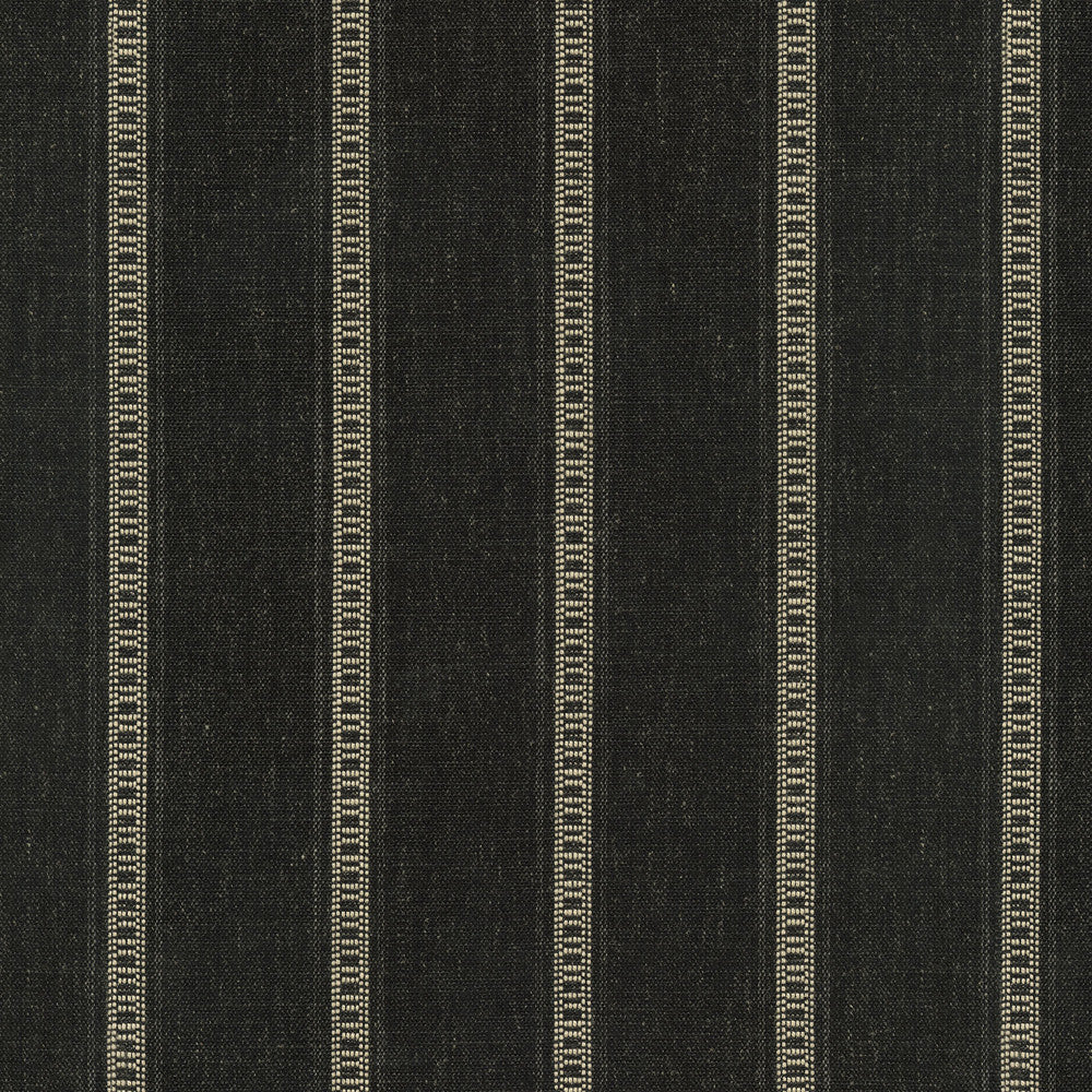 PK Lifestyles Fabric Rancho Stripe Onyx - 89% polyester, 7% cotton, 4% linen India 50000 Horizontal: 2.62 and Vertical: 0.75 56 - My Fabric Connection -