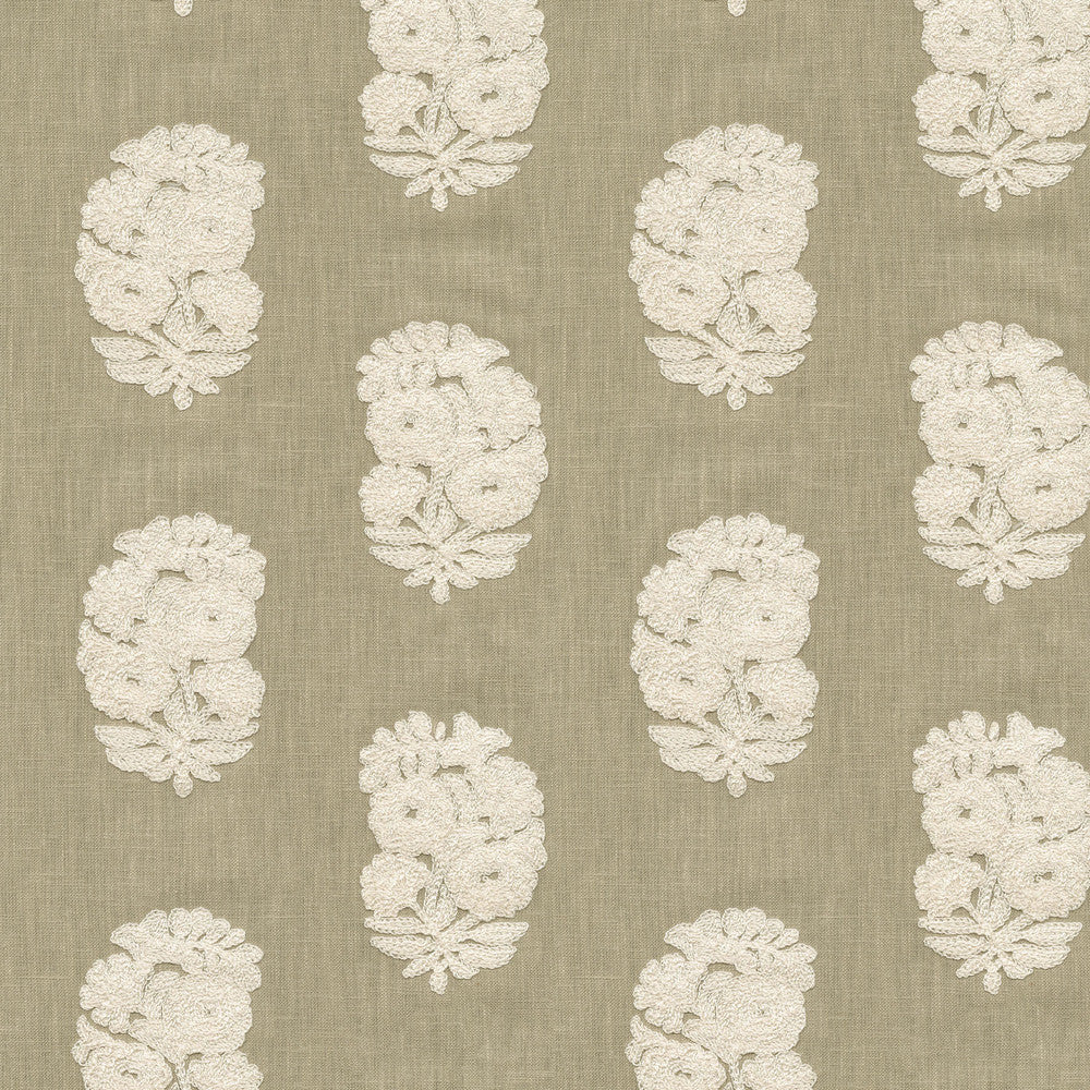 PK Lifestyles Fabric Bodhi Emb Linen - Base: 52% polyester, 48% cotton EMB: 50% cotton, 50% rayon India 29000 Horizontal: 6.75 and Vertical: 4.75 54 - My Fabric Connection -
