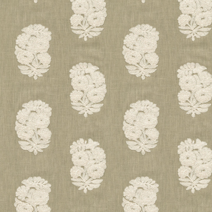PK Lifestyles Fabric Bodhi Emb Linen - Base: 52% polyester, 48% cotton EMB: 50% cotton, 50% rayon India 29000 Horizontal: 6.75 and Vertical: 4.75 54 - My Fabric Connection -