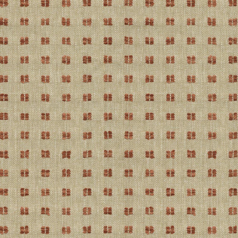 PK Lifestyles Fabric Boucle Blocks Cayenne - 59% polyester, 41% cotton India 51000 Horizontal: 1.25 and Vertical: 1 54 - My Fabric Connection -
