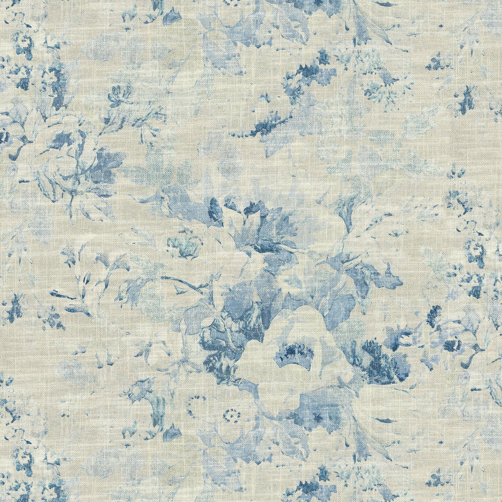 Mountain Meadow Powder Blue by PK Lifestyles Designer Fabric - 75% cotton, 25% linen Pakistan 15000 Horizontal: 27 and Vertical: 25.25 54 - Swanky Fabrics -