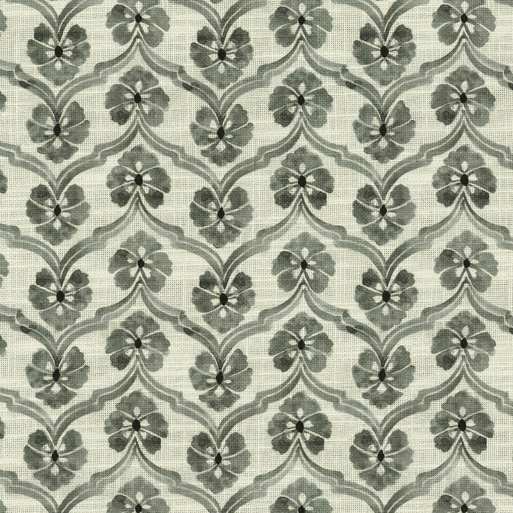 PK Lifestyles Fabric Rhythmic Onyx - 75% cotton, 25% linen Pakistan 15000 Horizontal: 4.5 and Vertical: 6.75 54 - My Fabric Connection -