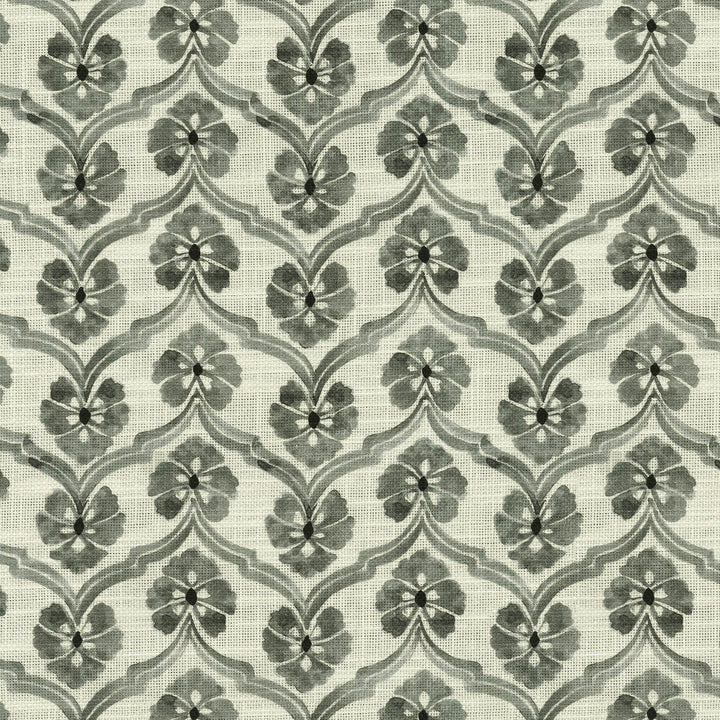 PK Lifestyles Fabric Rhythmic Onyx - 75% cotton, 25% linen Pakistan 15000 Horizontal: 4.5 and Vertical: 6.75 54 - My Fabric Connection -