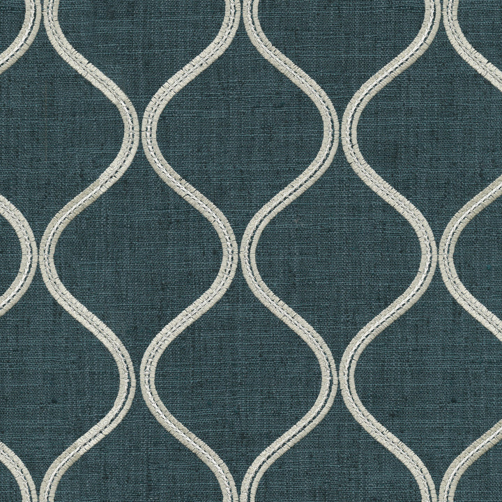 PK Lifestyles Fabric Griffith Emb Marine - 100% polyester EMB: 80% rayon, 20% polyester India 50000 Horizontal: 5.25 and Vertical: 6.13 53 - My Fabric Connection -