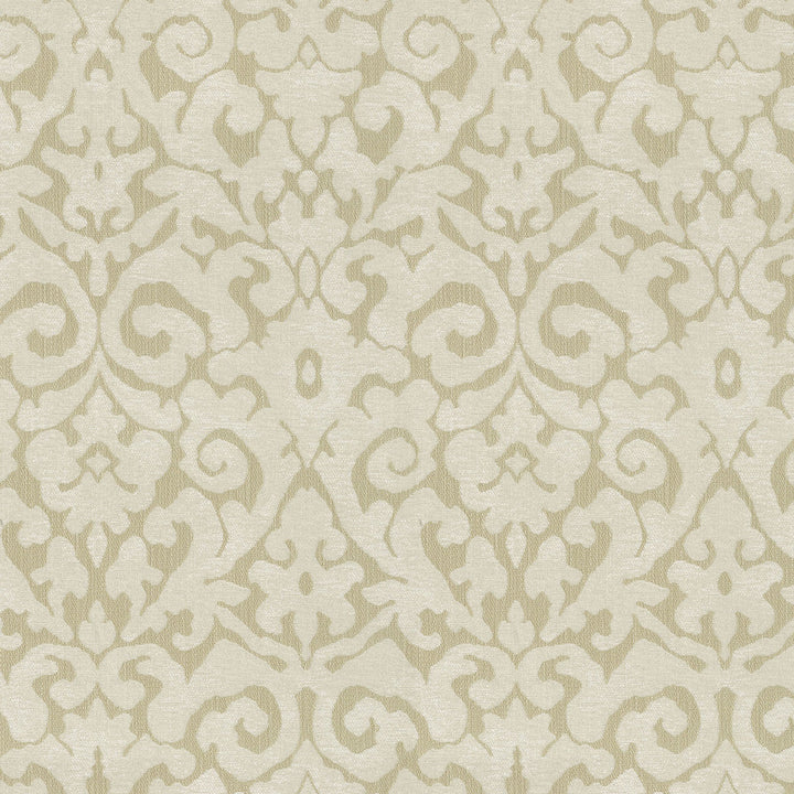 Verona Damask Parchment by PK Lifestyles Designer Fabric - 100% polyester India 51000 Horizontal: 14 and Vertical: 27.5 56 - Swanky Fabrics -