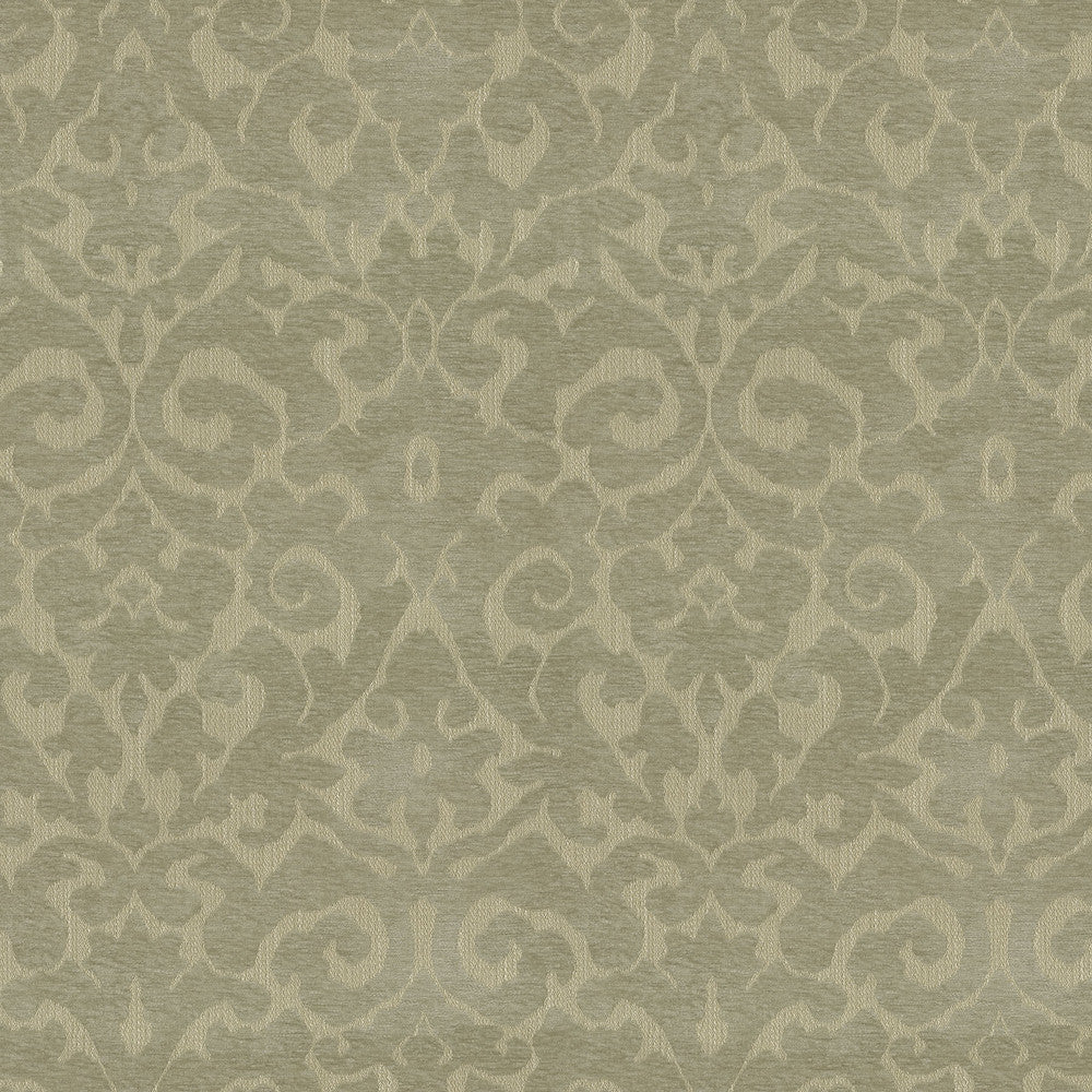 PK Lifestyles Fabric Verona Damask Shale - 100% polyester India 51000 Horizontal: 14 and Vertical: 27.5 56 - My Fabric Connection -