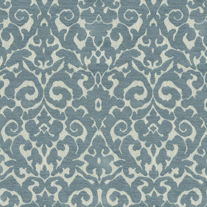 PK Lifestyles Fabric Verona Damask Chambray