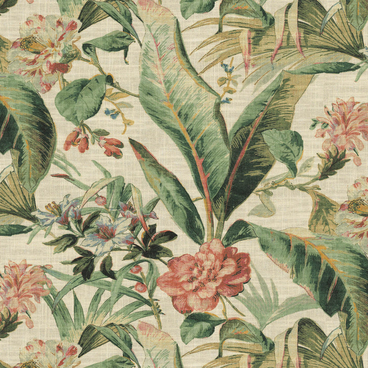 PK Lifestyles Fabric Eternal Bloom Woodrose - 75% cotton, 25% linen Pakistan 15000 Horizontal: 27 and Vertical: 27 54 - My Fabric Connection -