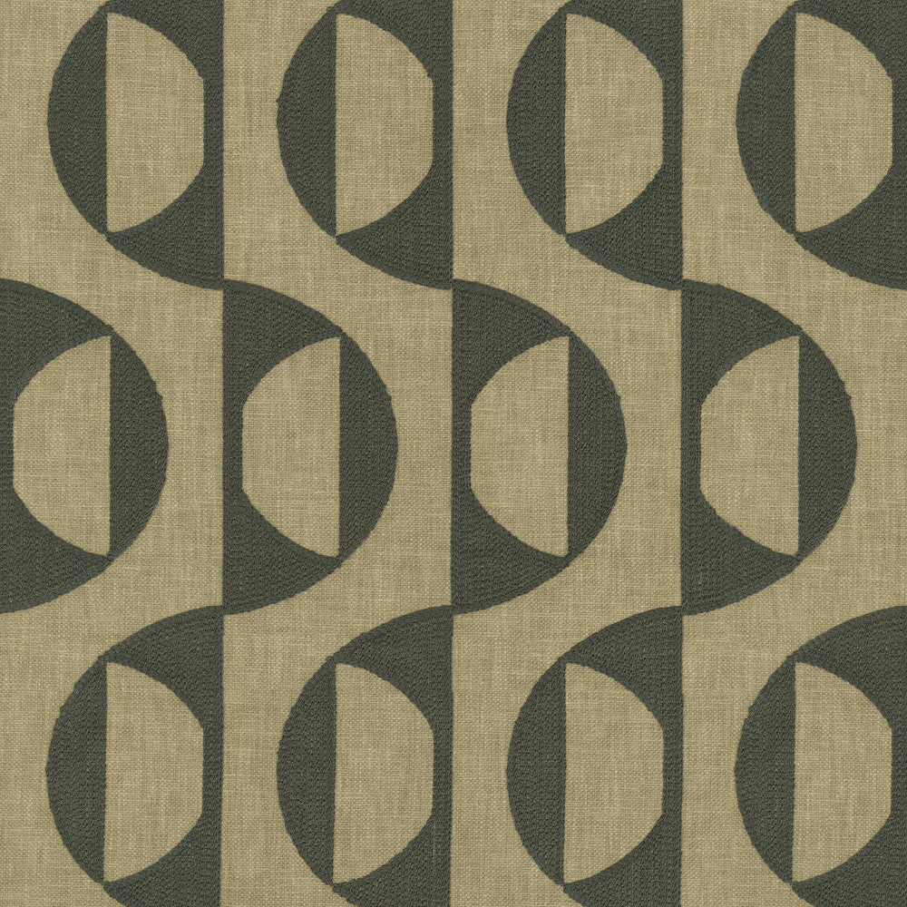 Calder Emb Teak 472121 by PK Lifestyles Fabric Expressionist VI Base: 50% Polyester, 50% Cotton EMB: 100% Viscose India 51000 H: 3.25, V: 9 54 - Fabric Carolina -