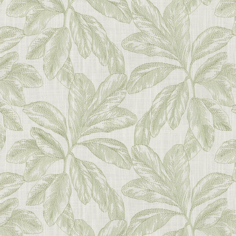 Paradise Emb Celery 472130 by PK Lifestyles Fabric Design by Nature VIII Base: 75% Cotton, 25% Polyester EMB: 100% Rayon India 33000 H: 13.25, V: 9.25 53 - Fabric Carolina -