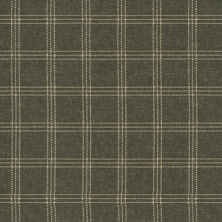 Catalina Check Fossil 472262 by PK Lifestyles Fabric Cozy Life VIII 83% Polyester, 17% Cotton India 51000 H: 2.25, V: 2 56 - Fabric Carolina -
