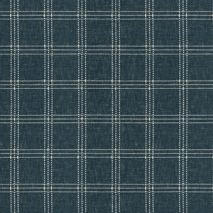 Catalina Check Indigo 472265 by PK Lifestyles Fabric Cozy Life VIII 83% Polyester, 17% Cotton India 51000 H: 2.25, V: 2 56 - Fabric Carolina -