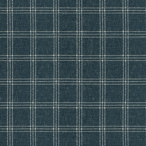 Catalina Check Indigo 472265 by PK Lifestyles Fabric