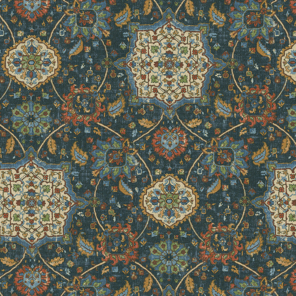Divine Details Lapis 472333 by PK Lifestyles Fabric History Retold VIII 91% Polyester, 9% Linen China 45000 H: 13.5, V: 27 54 - Fabric Carolina -