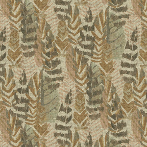 Leaf Plumes Mocha 472571 by PK Lifestyles Fabric