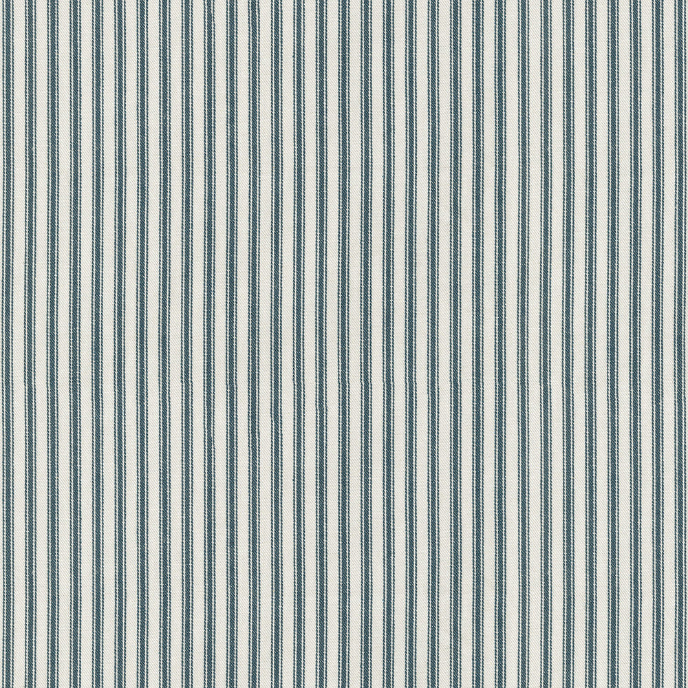 Essential Ticking Marine 472591 by PK Lifestyles Designer Fabric PKL Studio June 2025 100% Cotton Portugal 15000 H: 0.4, V: N/A 56 - Swanky Fabrics -