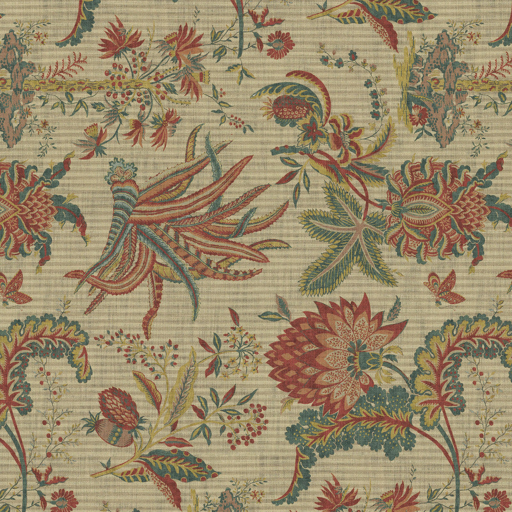 Storied Past Vintage 472600 by PK Lifestyles Designer Fabric Cultural Exchange IX 100% Cotton Pakistan 51000 H: 27, V: 25.25 54 - Swanky Fabrics -