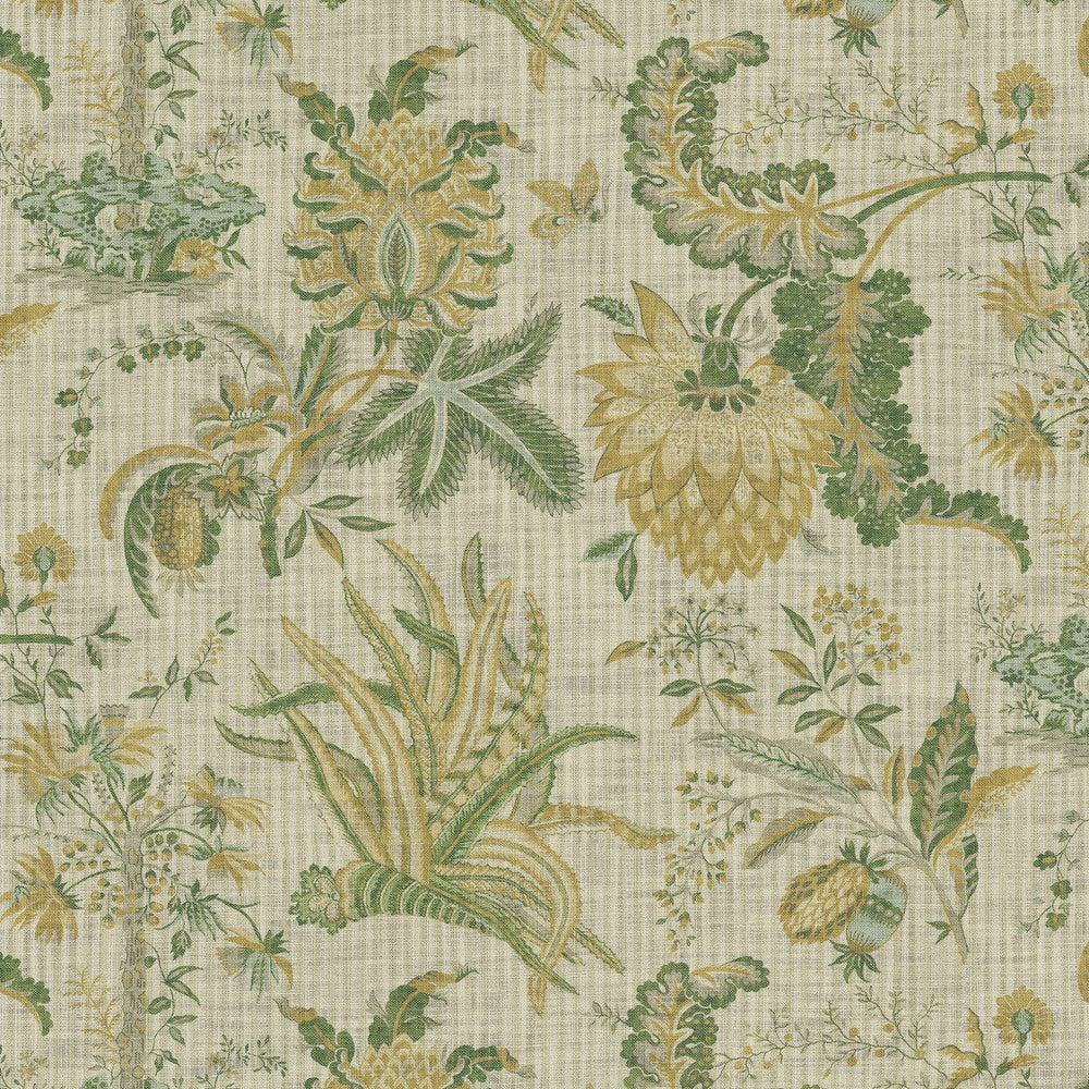 Storied Past Blonde 472602 by PK Lifestyles Fabric Cultural Exchange IX 100% Cotton Pakistan 51000 H: 27, V: 25.25 54 - Fabric Carolina -
