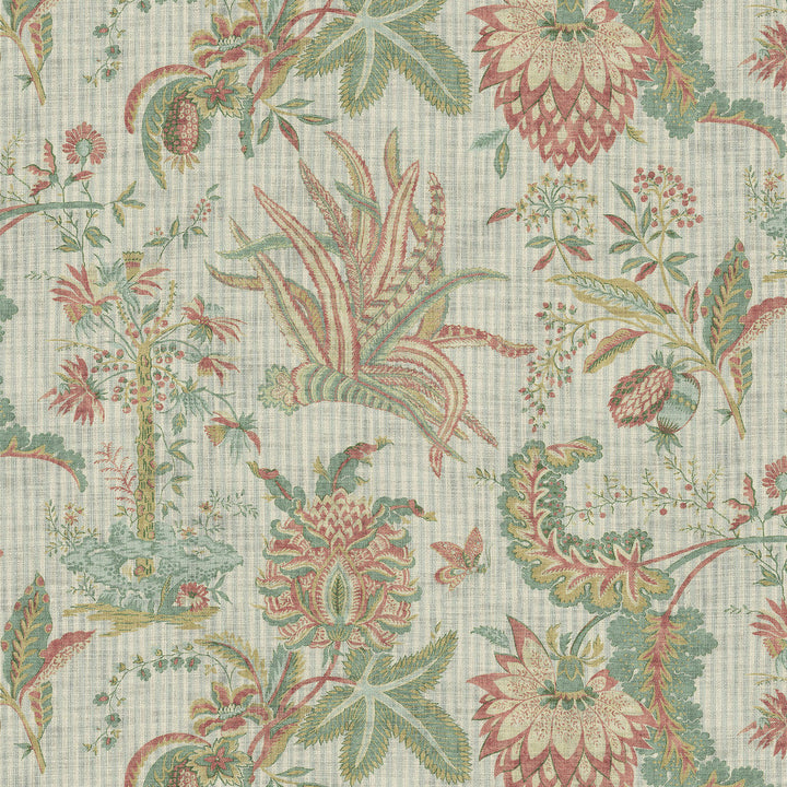 Storied Past Rosewater 472603 by PK Lifestyles Designer Fabric Cultural Exchange IX 100% Cotton Pakistan 51000 H: 27, V: 25.25 54 - Swanky Fabrics -