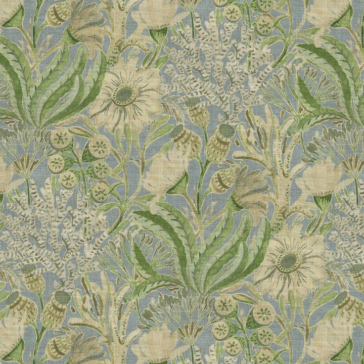 Discoveries Powder 472611 by PK Lifestyles Fabric Cozy Life VIII 75% Cotton, 25% Linen Pakistan 15000 H: 13.5, V: 27 54 - Fabric Carolina -