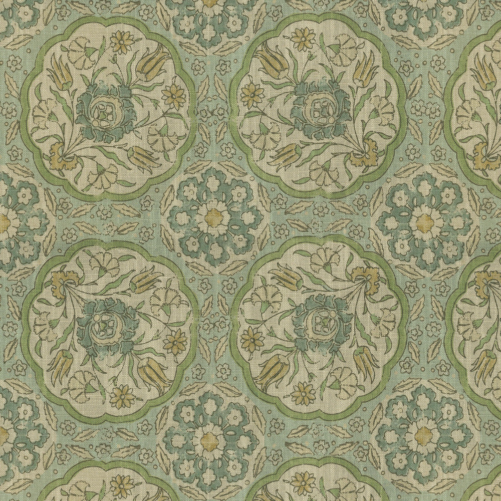 Worlds Away Mist 472671 by PK Lifestyles Fabric Cultural Exchange IX 75% Cotton, 25% Linen Pakistan 15000 H: 27, V: 25.25 54 - Fabric Carolina -