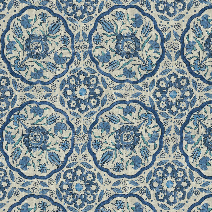 Worlds Away Porcelain 472672 by PK Lifestyles Fabric Cultural Exchange IX 75% Cotton, 25% Linen Pakistan 15000 H: 27, V: 25.25 54 - Fabric Carolina -
