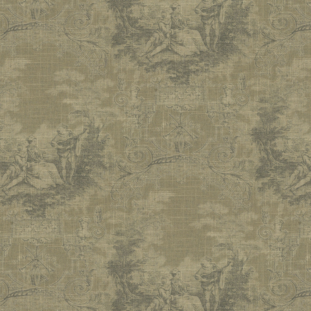 A Sweet Life Stone 472681 by PK Lifestyles Fabric History Retold VIII 555 Linen, 45% Rayon Pakistan 50000 H: 13.5, V: 25.25 54 - Fabric Carolina -