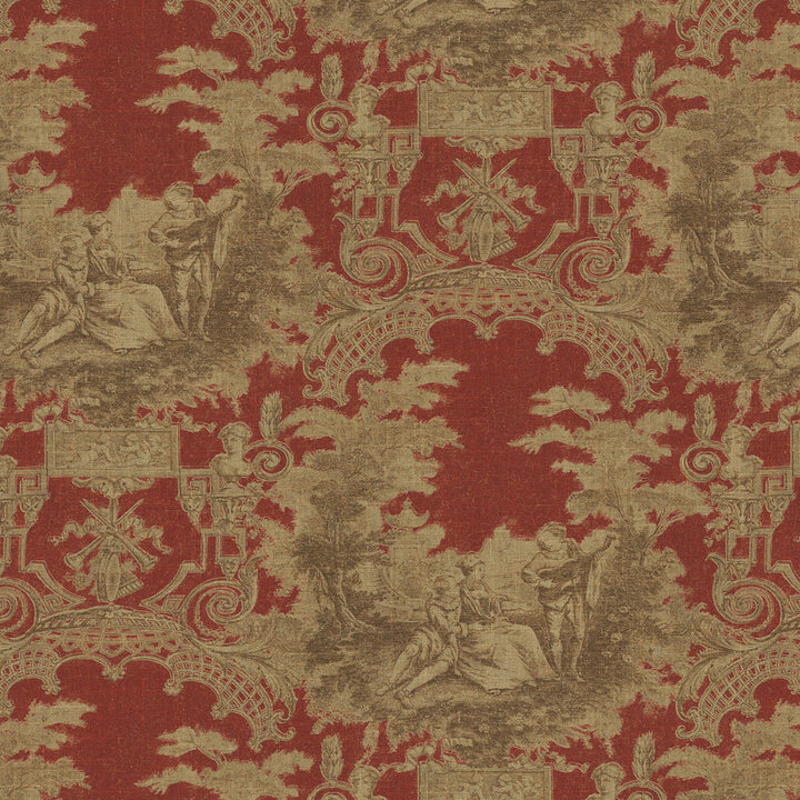 A Sweet Life Rouge 472682 by PK Lifestyles Fabric History Retold VIII 555 Linen, 45% Rayon Pakistan 50000 H: 13.5, V: 25.25 54 - Fabric Carolina -