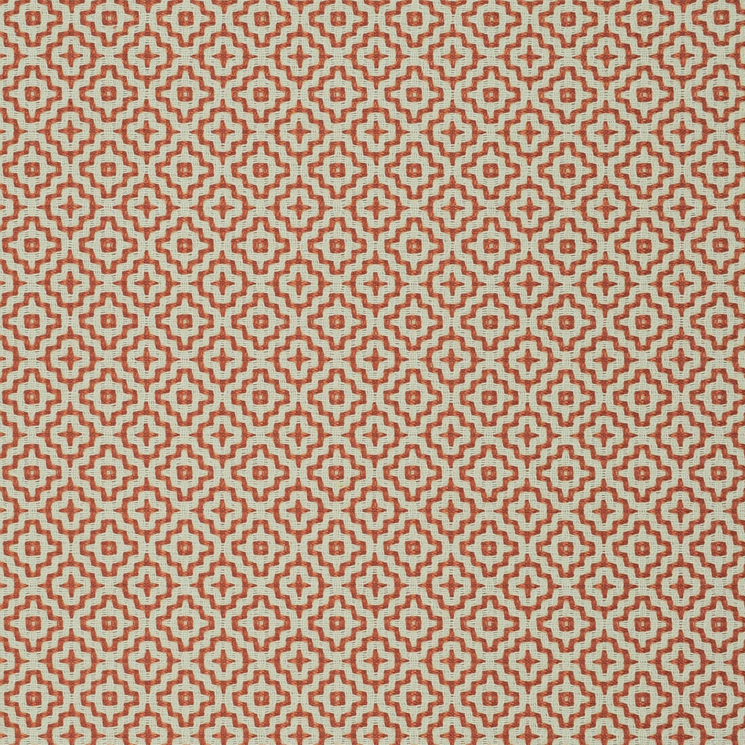 Veracruz Coral 473030 by PKL Studio Designer Fabric - 64% Cotton 36% Polyester India 51000 Horizontal: 1.100" and Vertical: 1.100" 54 - Swanky Fabrics -